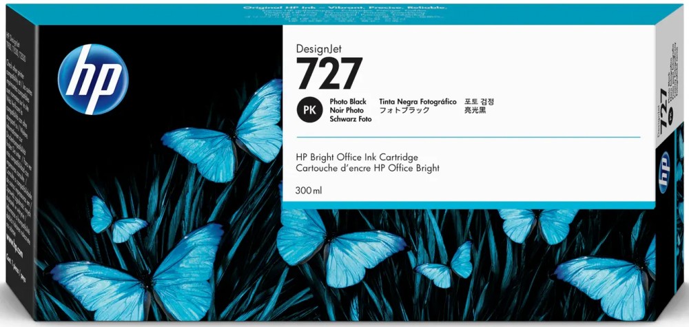 Картридж HP F9J79A (№727) черный