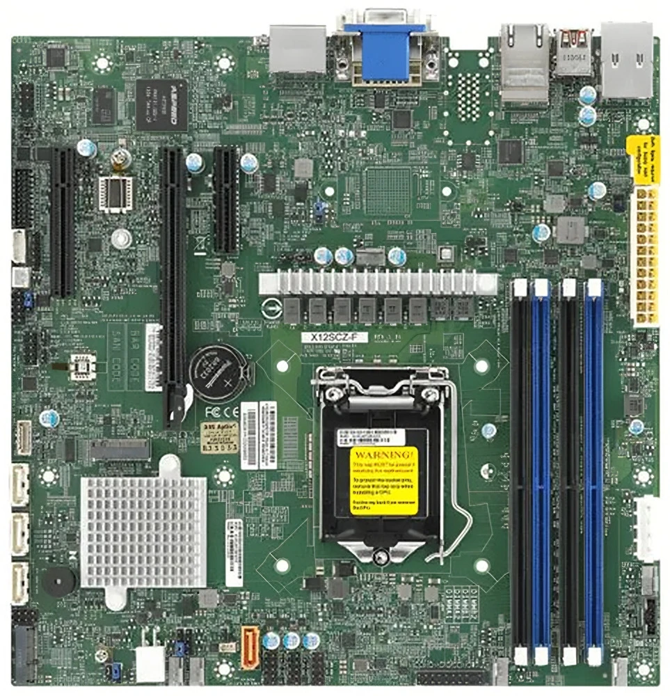 Серверная материнская плата Supermicro X12SCZ-F-B