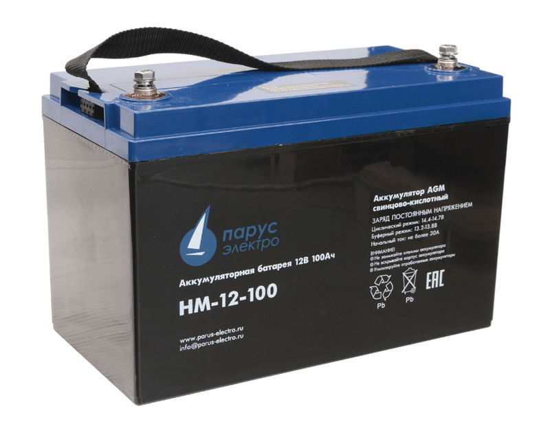 Аккумулятор Парус электро HM-12-100