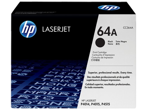Тонер-картридж HP 64A, черный, 10000 стр, (CC364A)