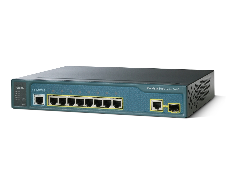 Коммутатор Cisco WS-C3560-8PC-S