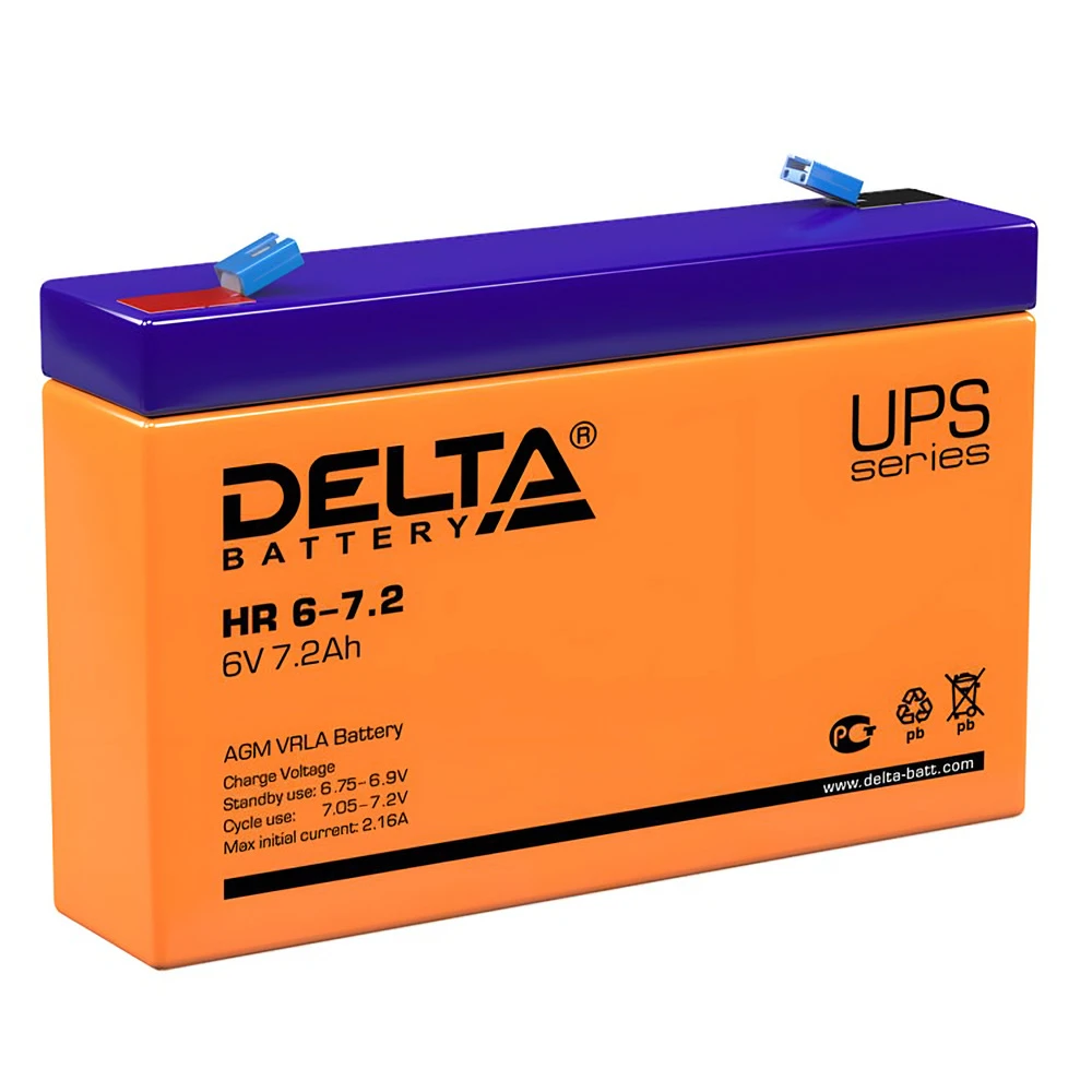 Аккумуляторная батарея Delta HR 6-7.2