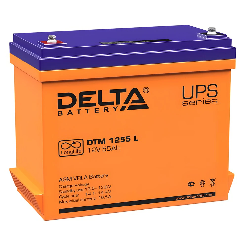 Аккумуляторная батарея Delta DTM 1255 L