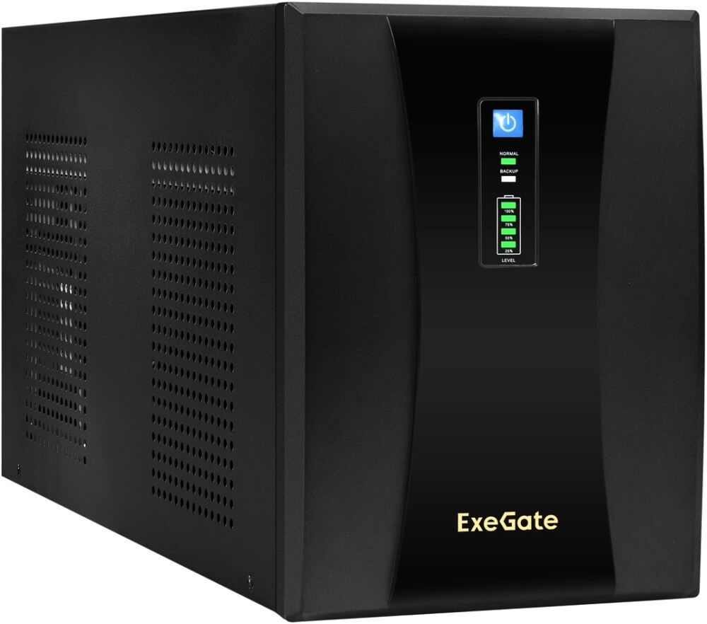 Источник бесперебойного питания Exegate SpecialPro UNB-3000.LED.AVR.2SH.4C13.RJ.USB