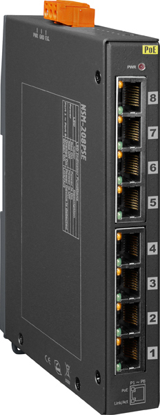 Промышленный коммутатор ICP DAS NSM-208PSE-R CR