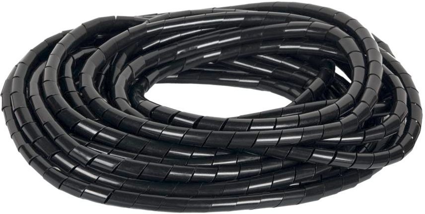 Лента спиральная NIKOMAX d6 мм, толщина 1 мм, для пучка до 50 мм, NMC-SWB06-010-BK