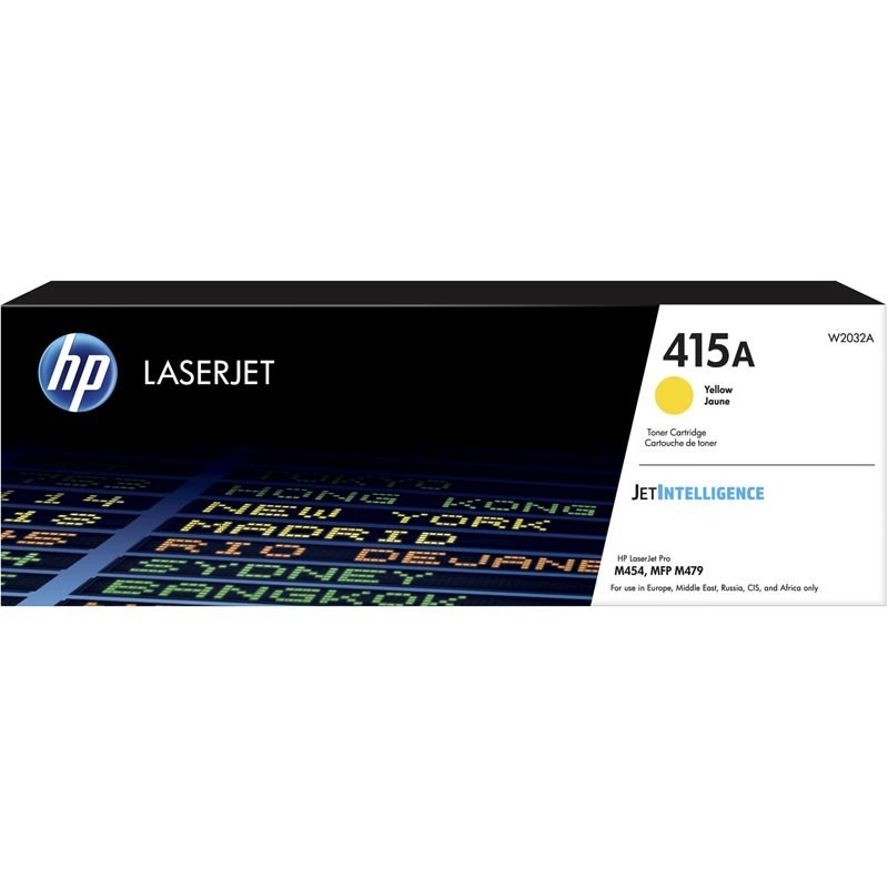 Тонер-картридж HP 415A, желтый, 2100 стр (W2032A)