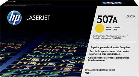Картридж HP CE402A (№507A) желтый