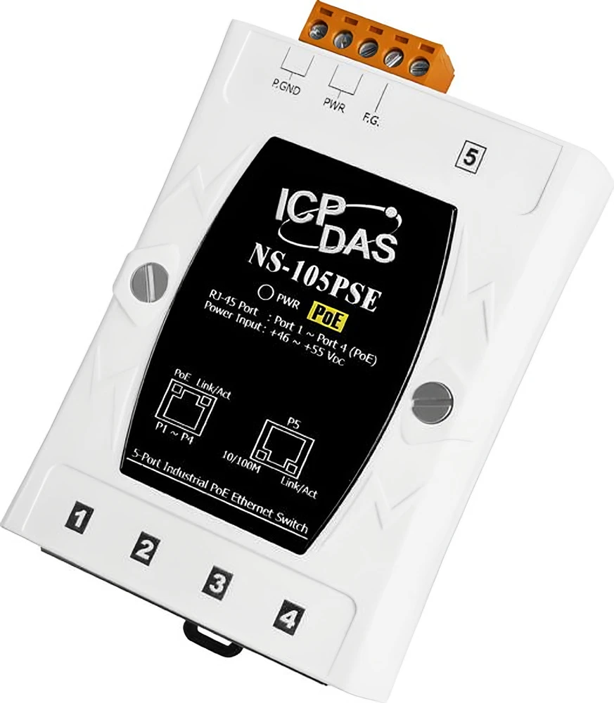 Промышленный коммутатор ICP DAS NS-105PSE