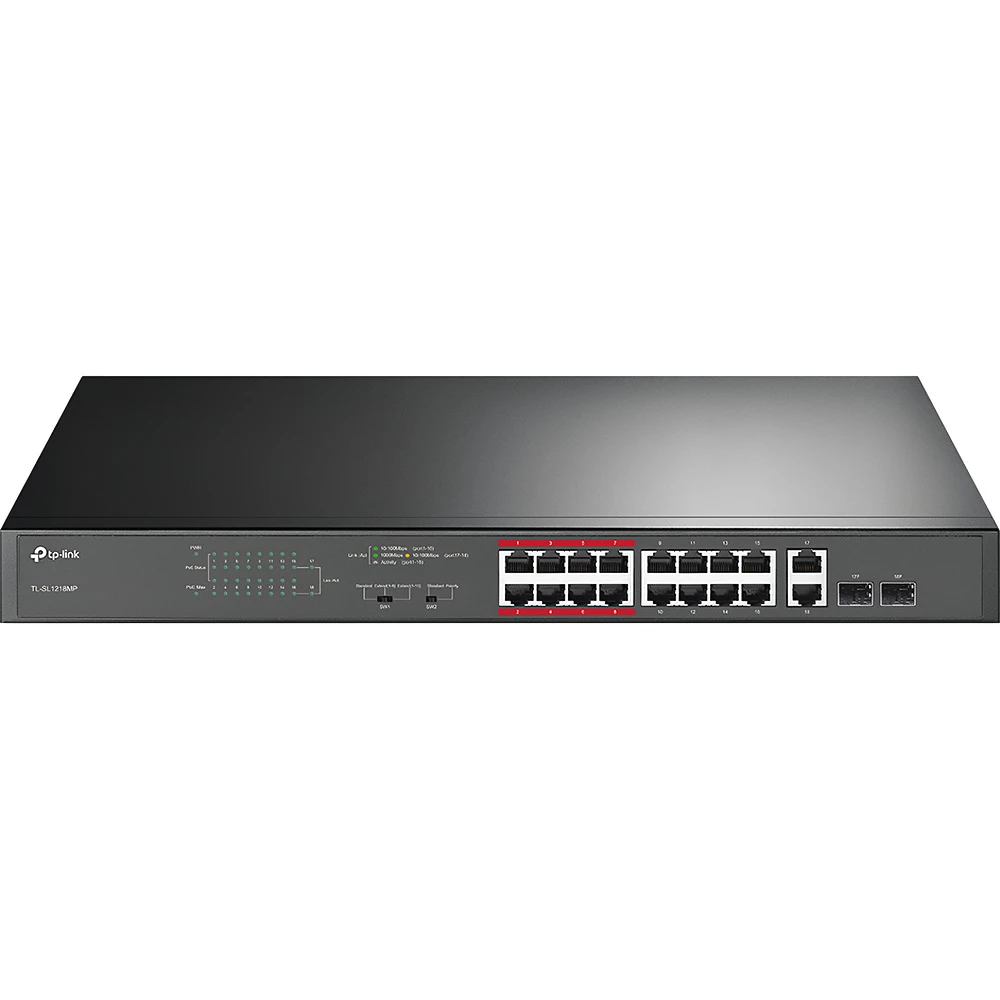 Коммутатор PoE TP-Link TL-SL1218MP