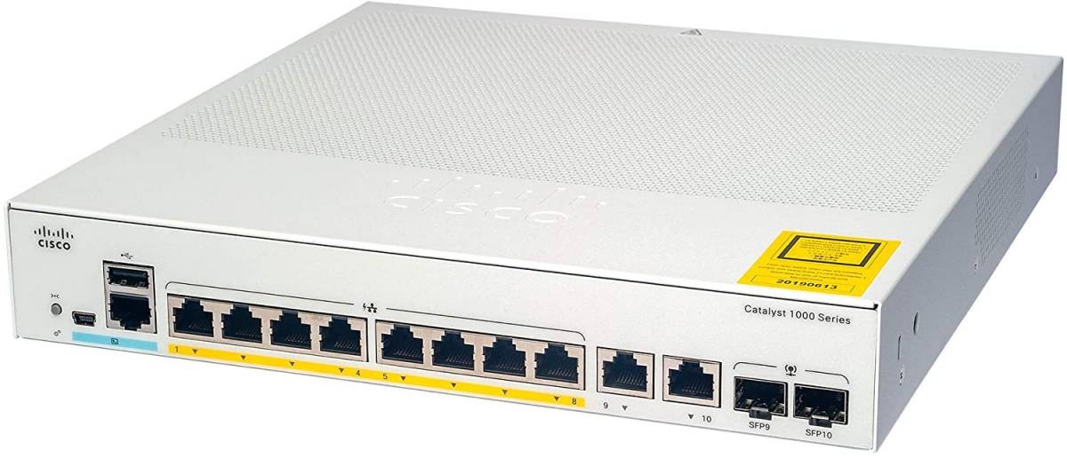 Коммутатор Cisco C1000-8P-E-2G-L