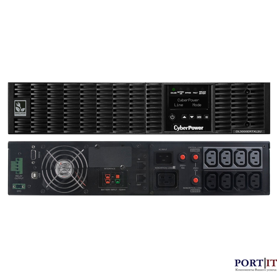 Источник бесперебойного питания CyberPower OL3000ERTXL2U
