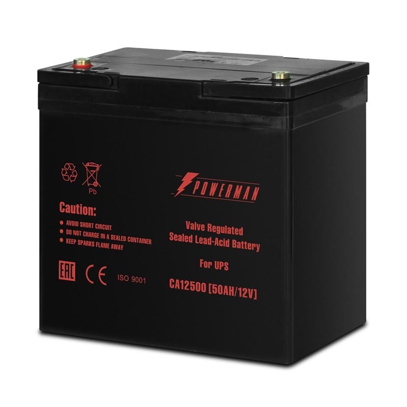 Батарея для ИБП CA12500, POWERMAN Battery 12V/50AH