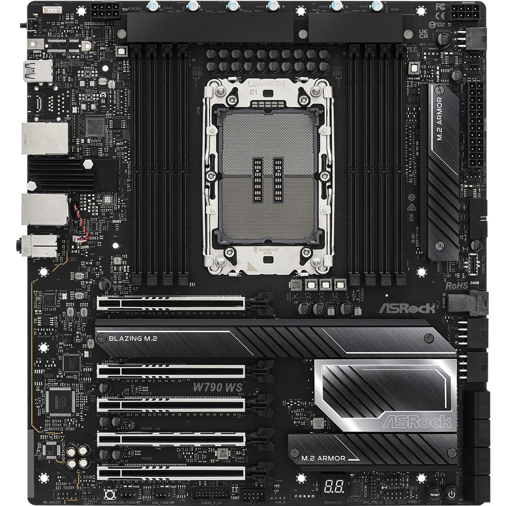 Серверная материнская плата ASRock W790 WS R2.0