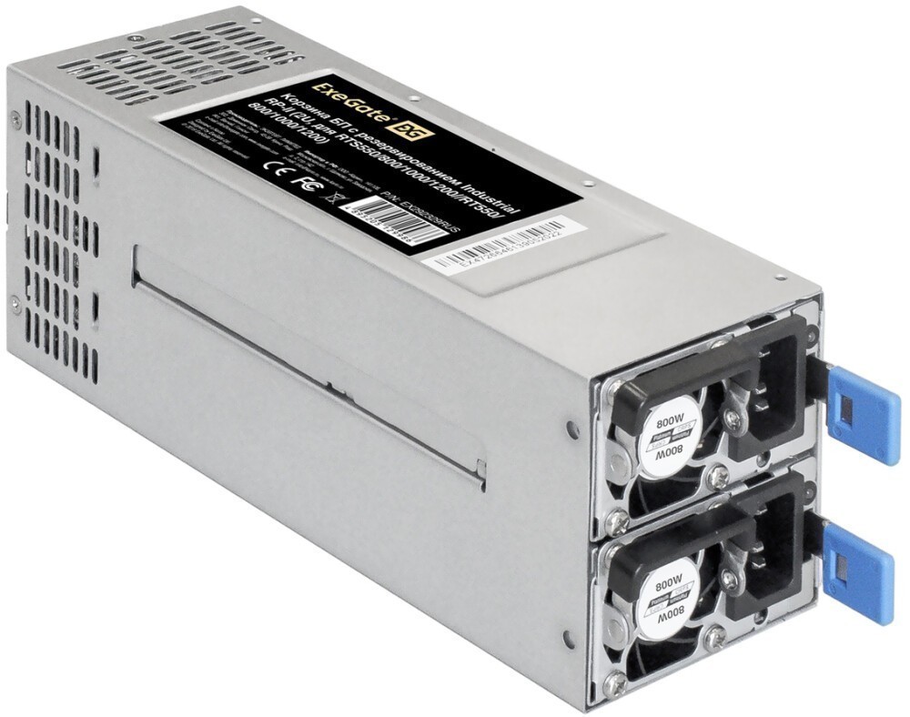 Блок питания Exegate Industrial-RTS800 2x800W