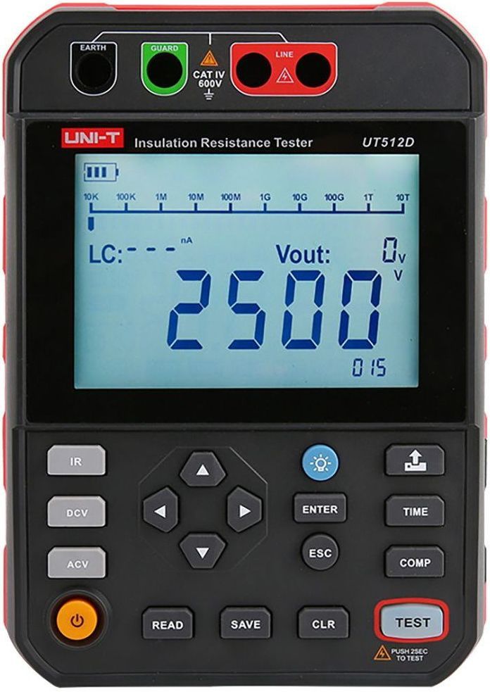Измеритель сопротивления изоляции UNI-T UT512D