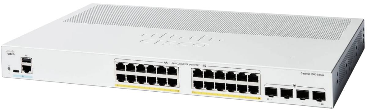 Коммутатор Cisco C1300-24P-4X