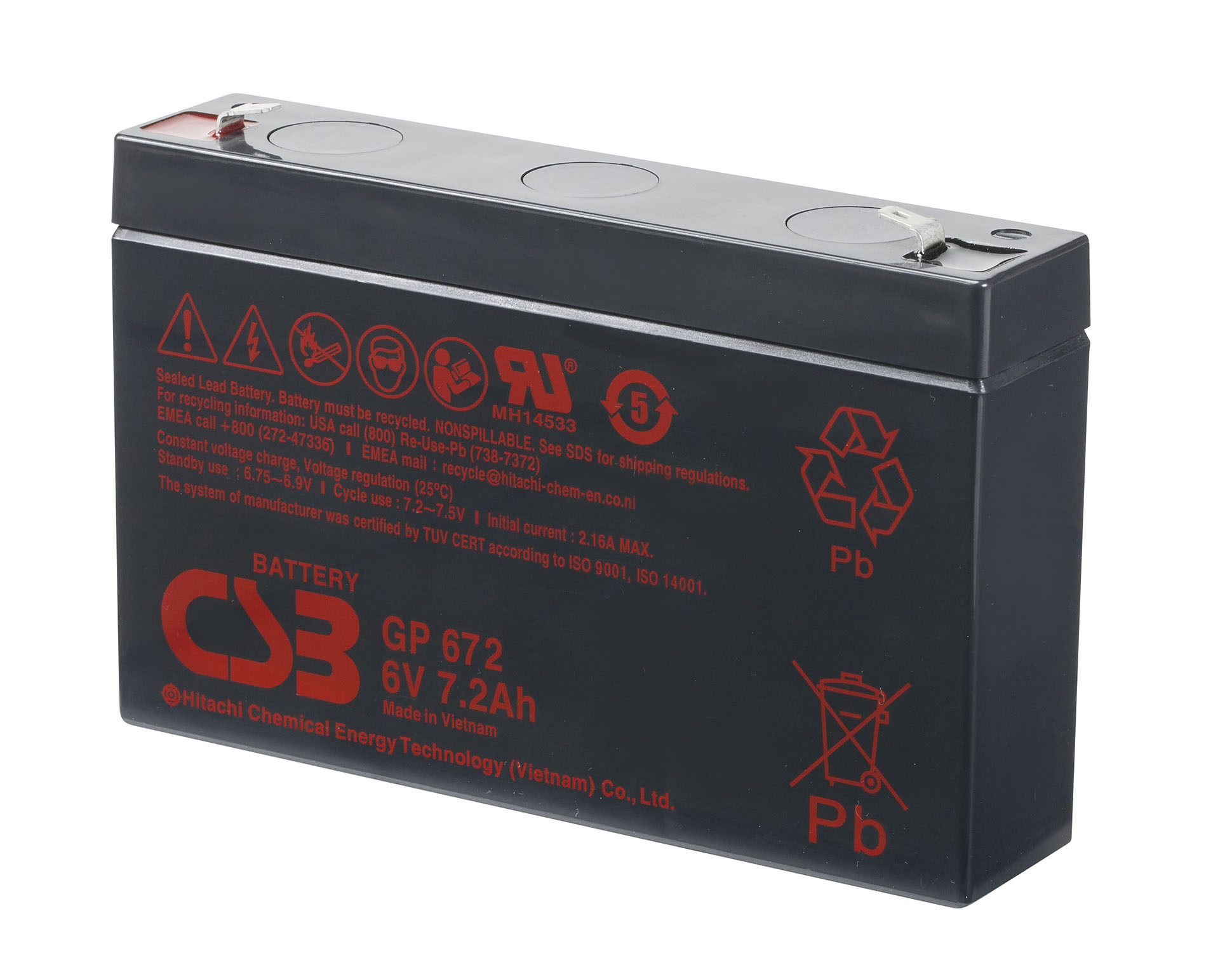Аккумулятор CSB GP 672