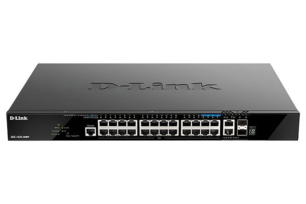 Коммутатор D-Link DGS-1520-28MP/A1A