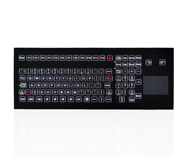 Промышленная клавиатура Key Technology K-TEK-D410TP-KP-FN-BL-SW-US/RU-USB
