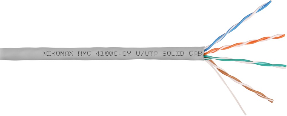 Кабель витая пара NIKOMAX NMC 4100C-GY, 305 м