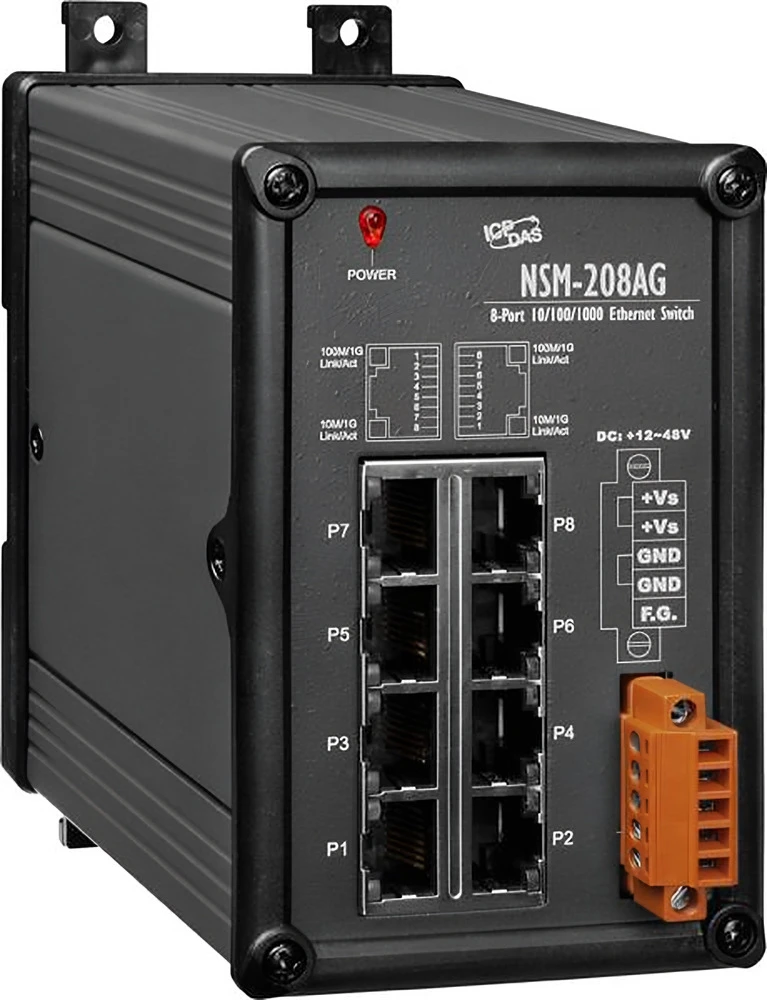 Промышленный коммутатор ICP DAS NSM-208AG CR