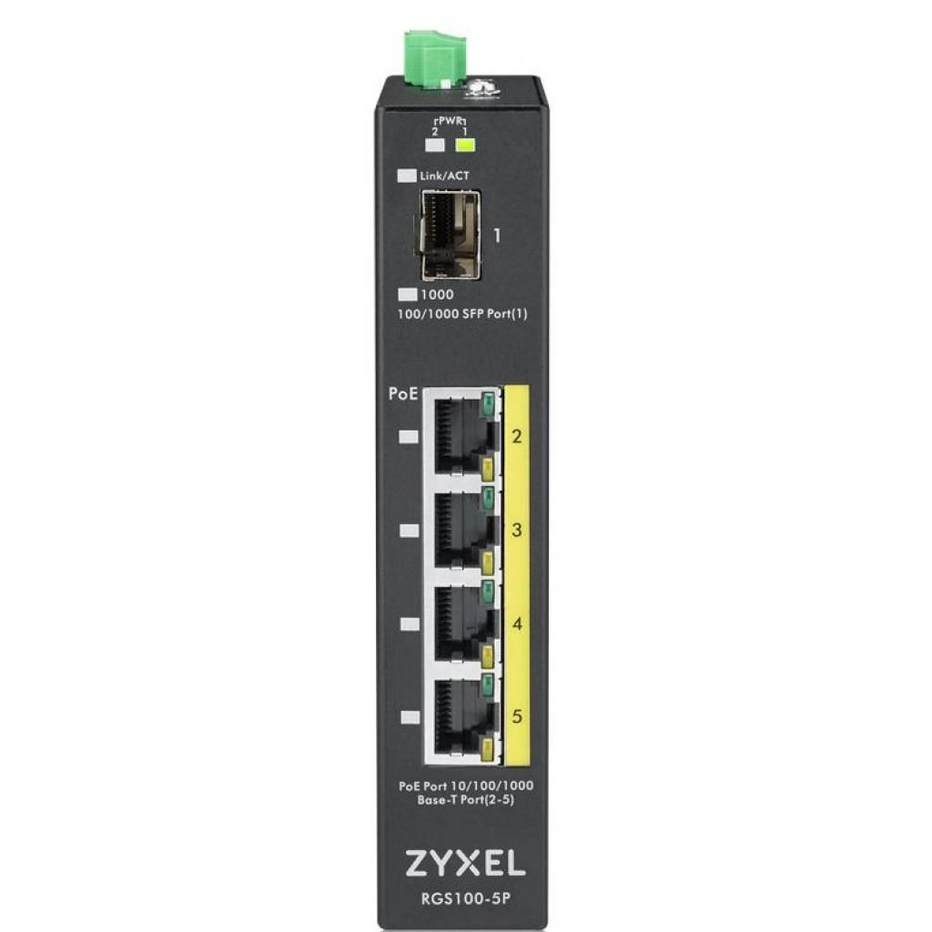 Промышленный коммутатор Zyxel RGS100-5P-ZZ0101F