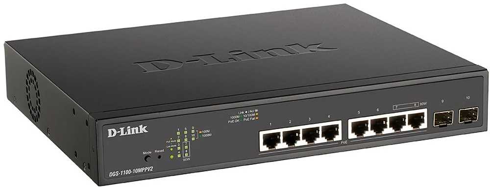 Коммутатор D-Link DGS-1100-10MPPV2