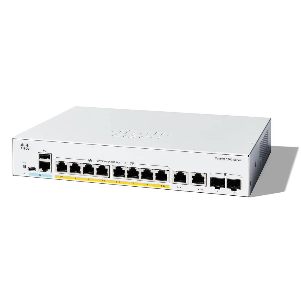 Коммутатор Cisco C1300-8FP-2G