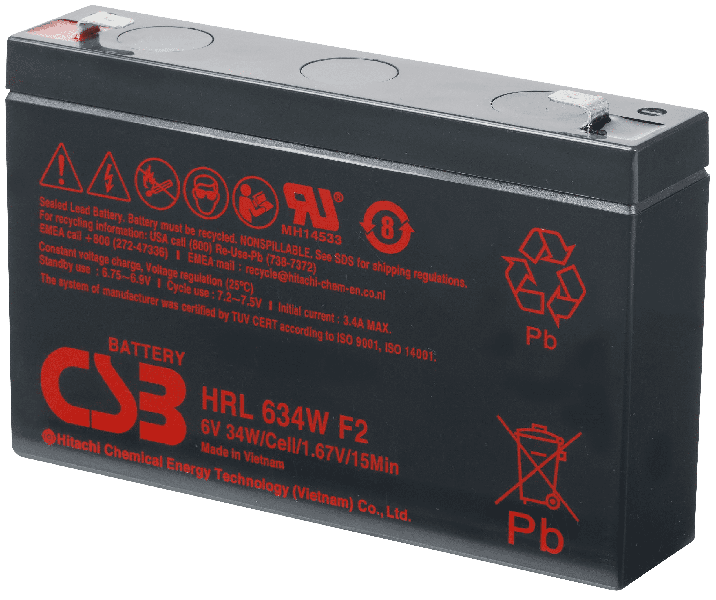 Аккумулятор CSB HRL 634W