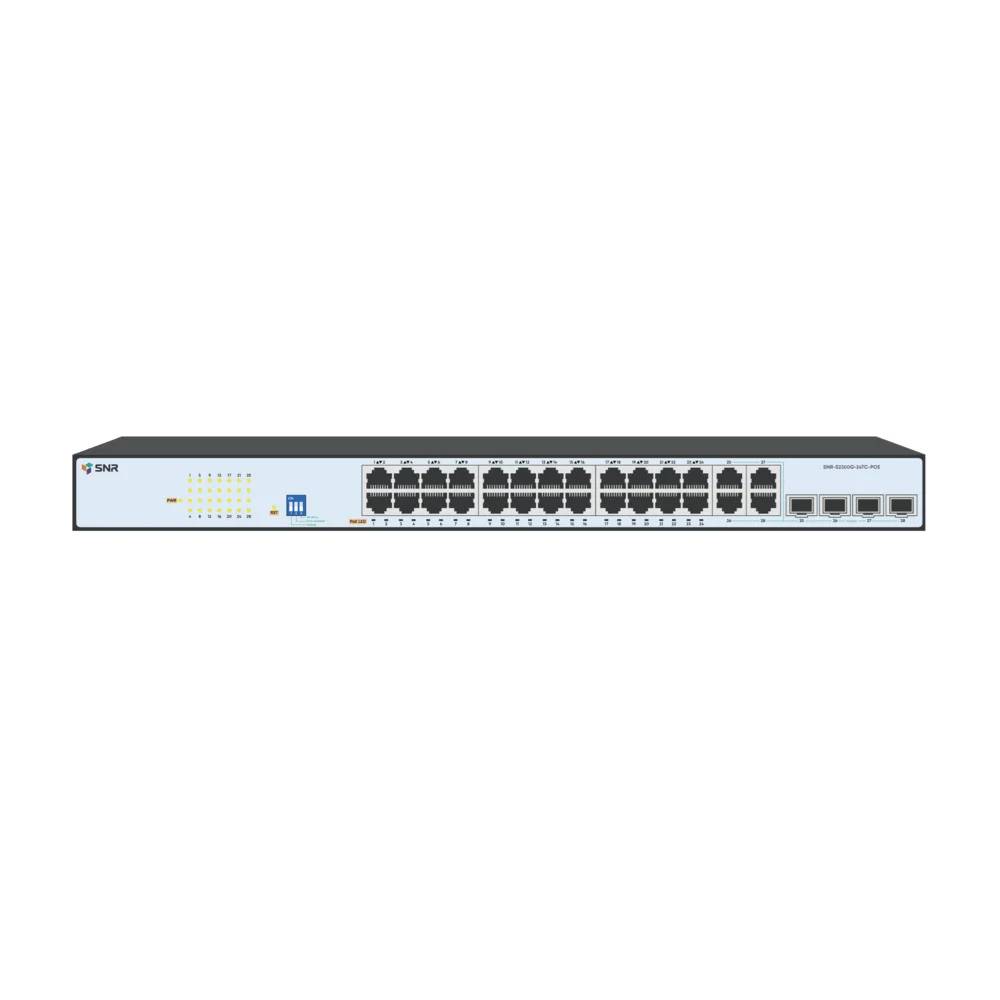 Управляемый POE коммутатор уровня 2 SNR SNR-S2300G-24TC-POE