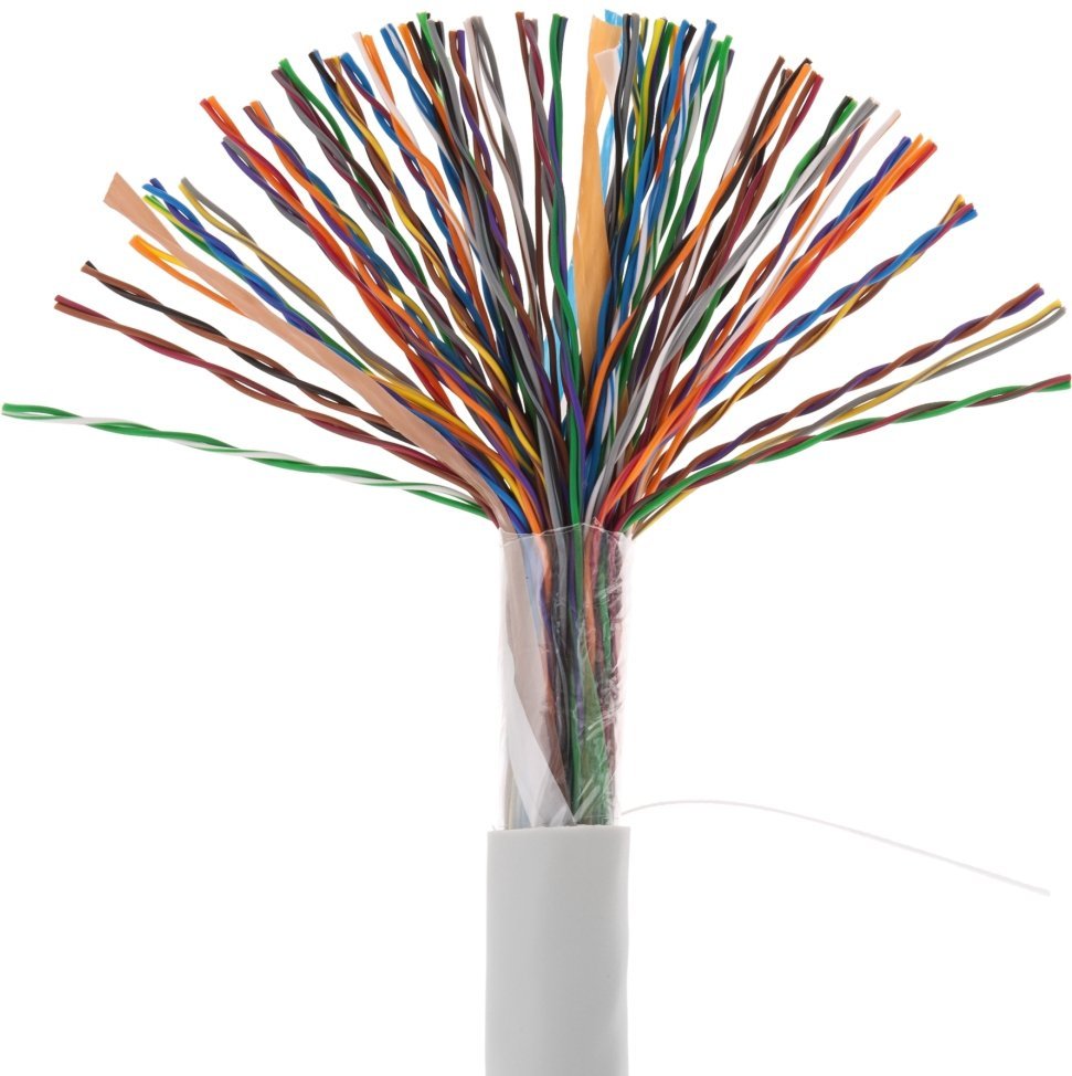 Кабель витая пара NETLAN EC-UU050-5-PVC-GY-3, 305 м