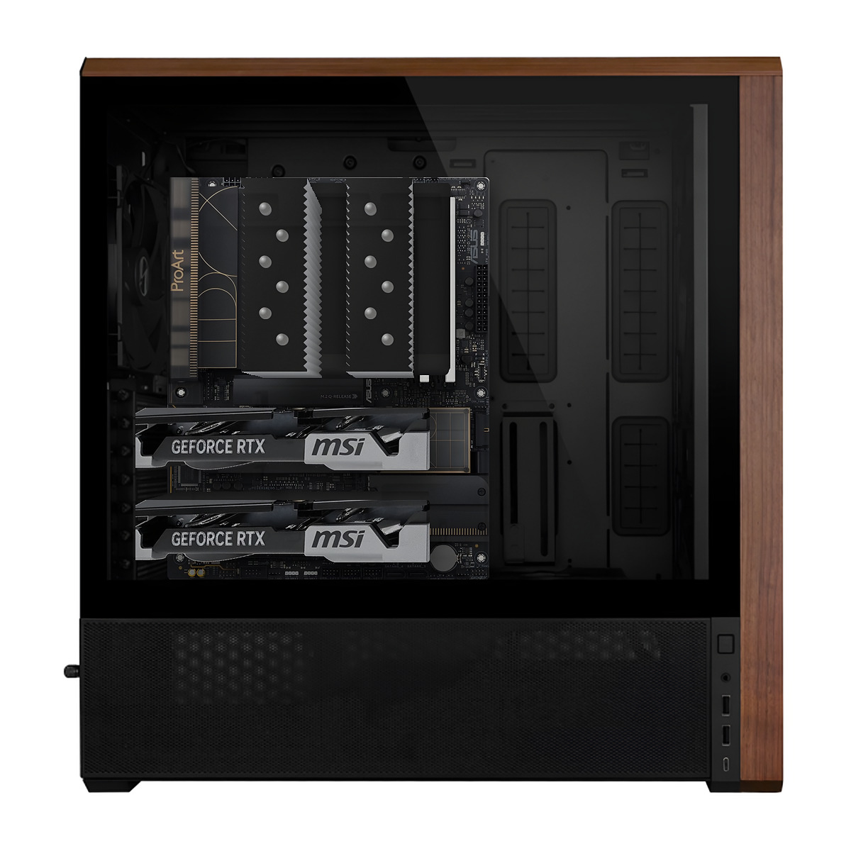 Компьютер для нейросетей · 2 × RTX 5060 Ti 16 ГБ (32 ГБ видеопамяти) · Ryzen 9 9900X · 64 ГБ ОЗУ · 2 ТБ SSD