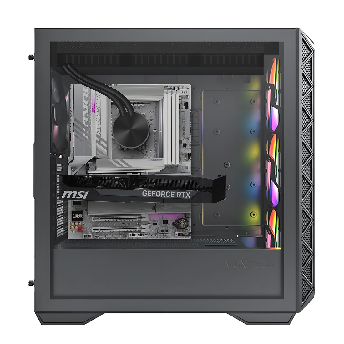 Рабочая станция для 3D и рендеринга · Core Ultra 9 285K · RTX 5080 16 ГБ · 128 ГБ ОЗУ · 2 + 2 ТБ SSD