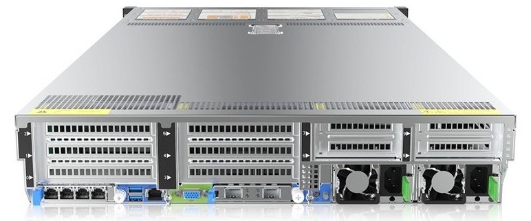 Сервер на базе Gooxi SL201-D12R · 2 × Xeon Gold 6421N · 128 ГБ · 12 × 12 ТБ HDD