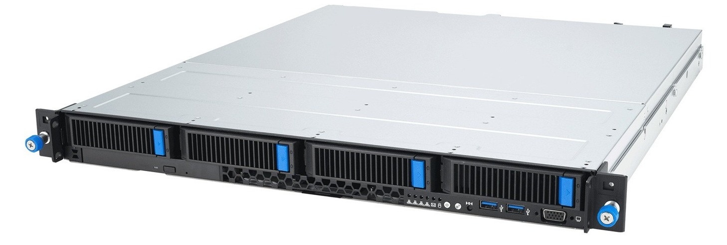 Сервер на базе ASUS RS300-E12-RS4 · Xeon E-2468 · 64 ГБ · 2 × 2 ТБ NVMe