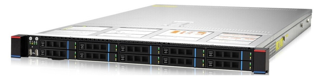 Сервер на базе Gooxi SL101-D10R-G3 · 2 × Xeon Silver 4314 · 256 ГБ · 4 × 8 ТБ NVMe