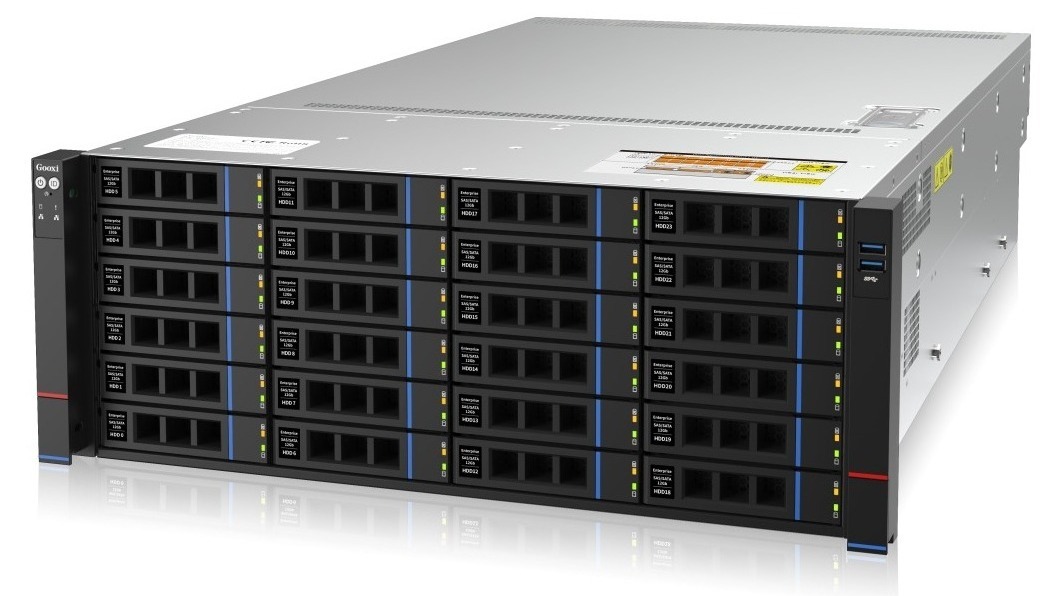 Сервер на базе Gooxi SL401-D24RE-G3 · 2 × Xeon Platinum 8368 · 512 ГБ · 8 × 3.84 ТБ SSD