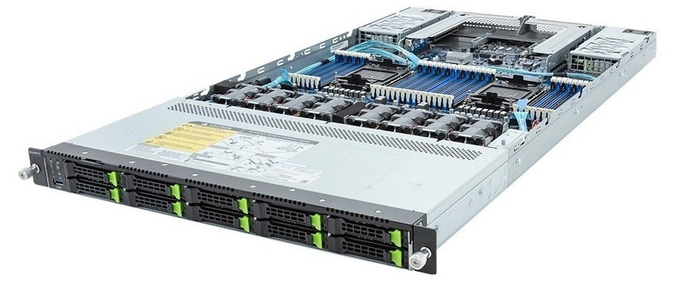 Сервер на базе GIGABYTE R183-S94-ABC1 · 2 × Xeon Gold 6421N · 384 ГБ · 6 × 1.92 ТБ SSD