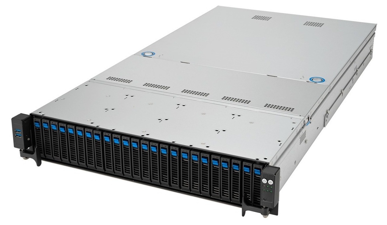 Сервер на базе Gooxi SR401-D24RE-G2 · 2 × AMD EPYC 9124 · 384 ГБ · 4 × 3.84 ТБ NVMe