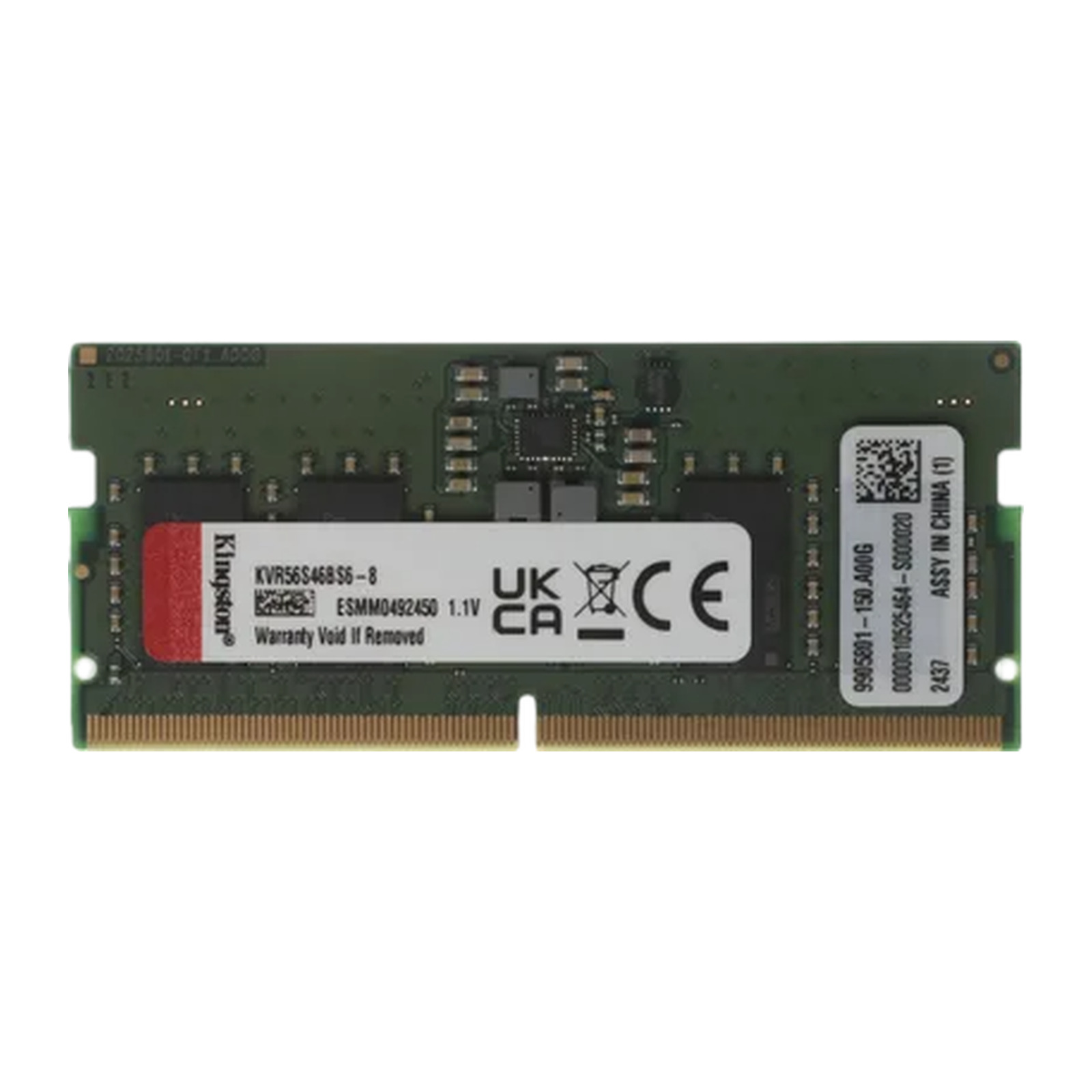 Модуль памяти Kingston KVR56S46BS6-8 8 ГБ DDR5-5600 ECC