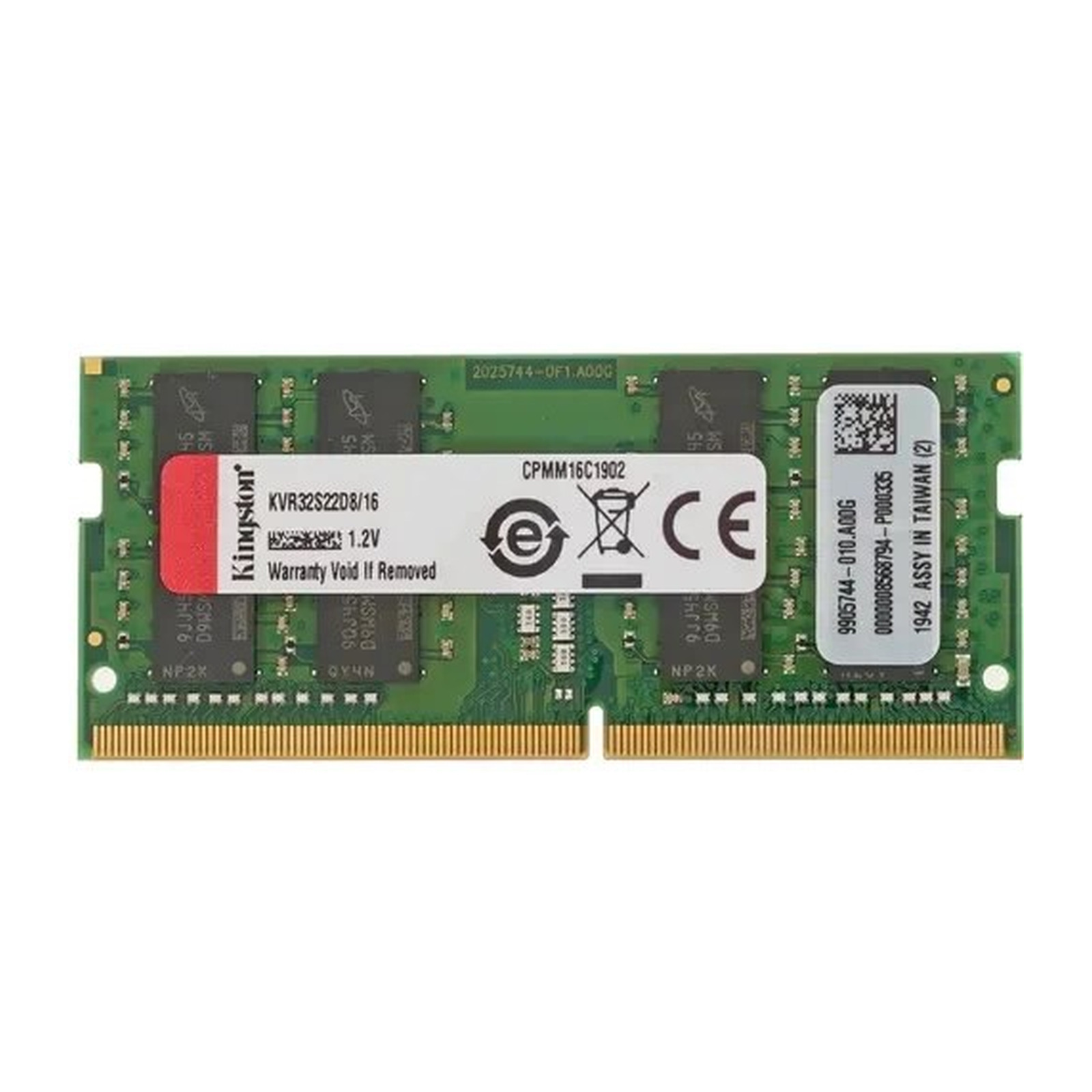 Оперативная память 16 Gb 3200 MHz Kingston (KVR32S22D8/16)