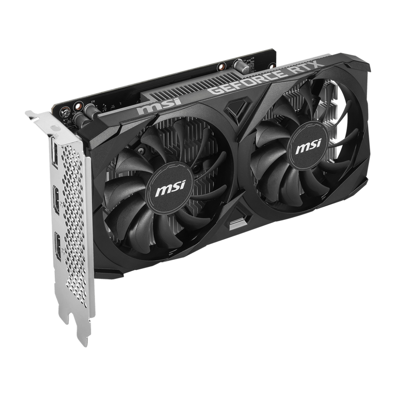 Видеокарта MSI RTX 3050 VENTUS 2X E 6G OC NVIDIA® GeForce RTX™ 3050 6 ГБ GDDR6