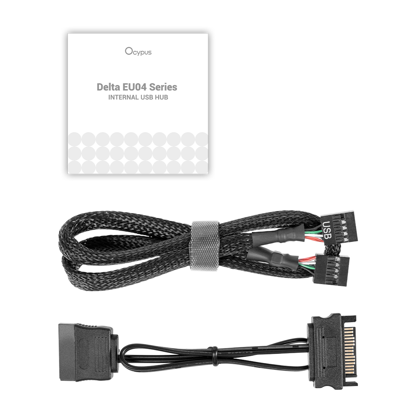Внутренний USB-концентратор Ocypus Delta EU04 BK