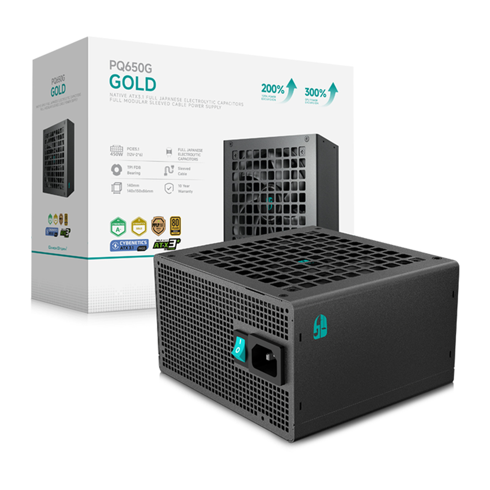 Блок питания 650W GamerStorm (DeepCool) PQ650G