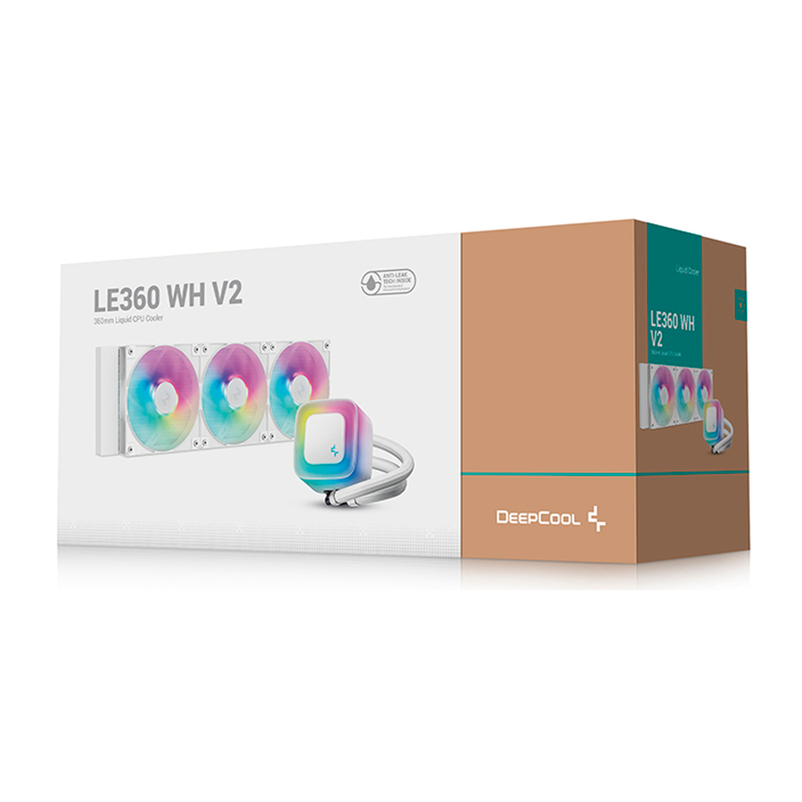 системе жидкостного охлаждения DeepCool LE360 WH V2