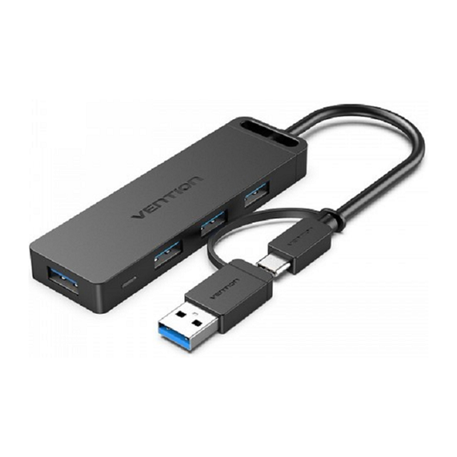USB-концентратор Vention OTG USB-C+USB 3.0 4xUSB 3.0 0.15м CHTBB