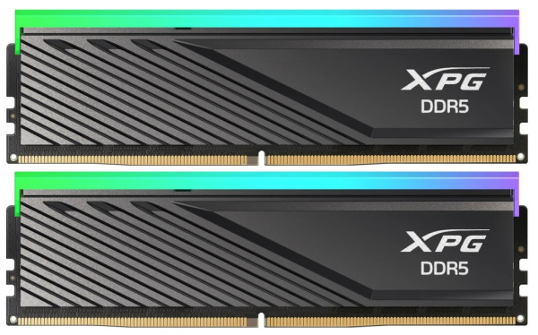 оперативная память DDR5 32 ГБ (2×16 ГБ) ADATA LANCER BLADE RGB, 6000 МГц, [AX5U6000C4816G-DTLABRWH]