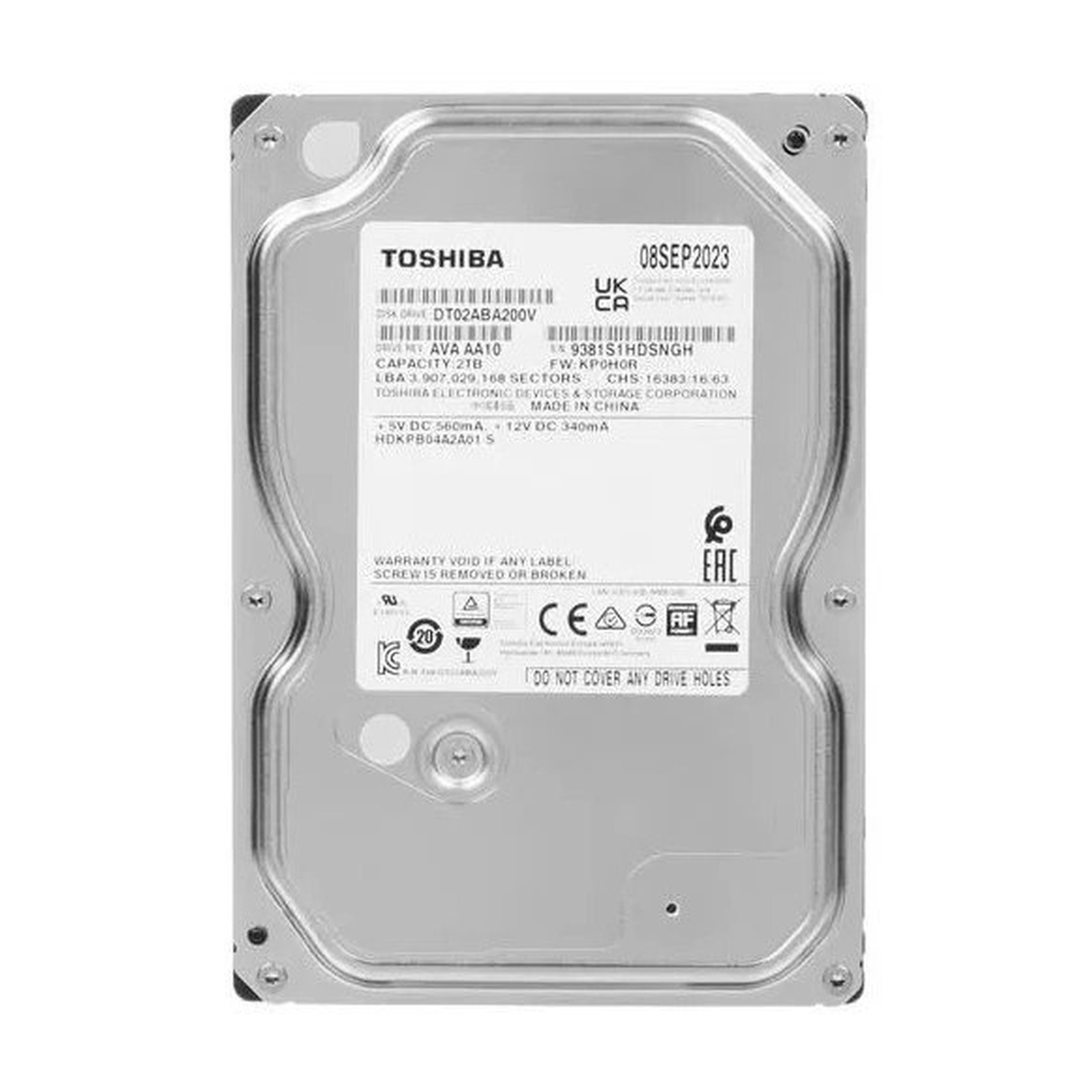 жесткий диск 2TB SATA 6Gb/s Toshiba DT02ABA200V