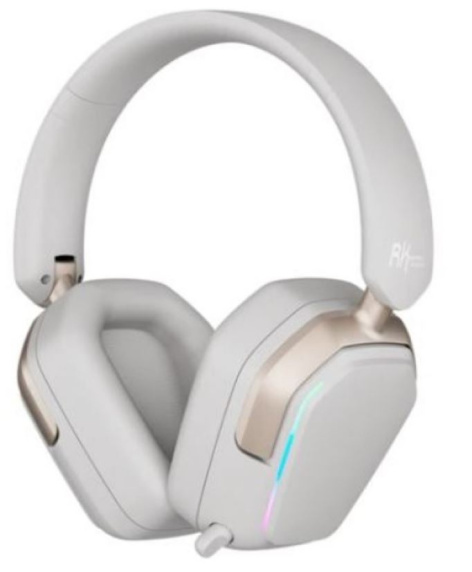 беспроводные наушники Royal Kludge RK HG101, Bluetooth, Проводной, Радиоканал, Охватывающие, Серый, [6935280829024]